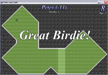 Peter Cox's Golf - A Free Java Golf Game