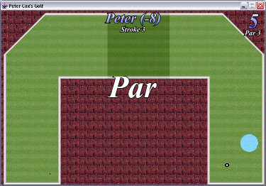 Peter Cox's Golf - A Free Java Golf Game