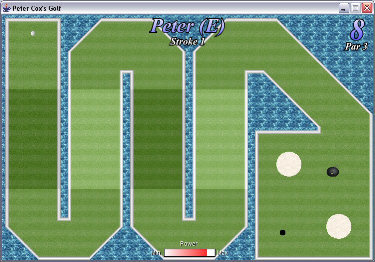 Peter Cox's Golf - A Free Java Golf Game